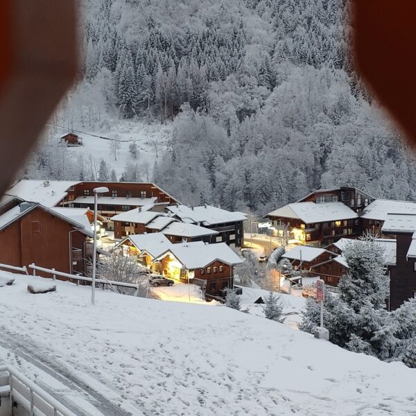 Winter view from the balcony